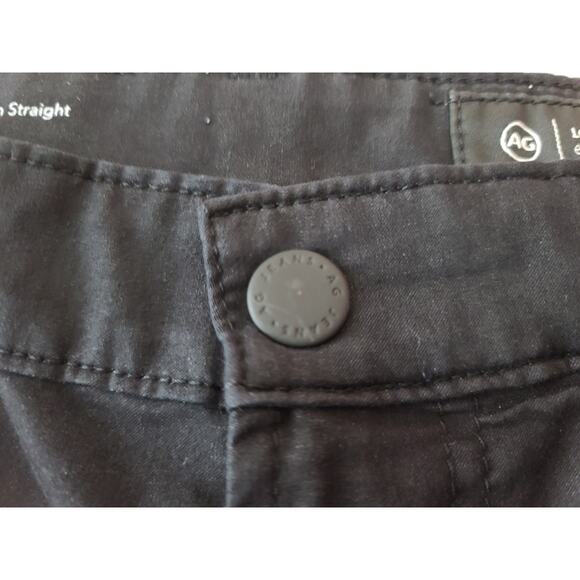 AG Adriano Goldschmied Everett slim straight black pants - 30 x 32 - Picture 4 of 10